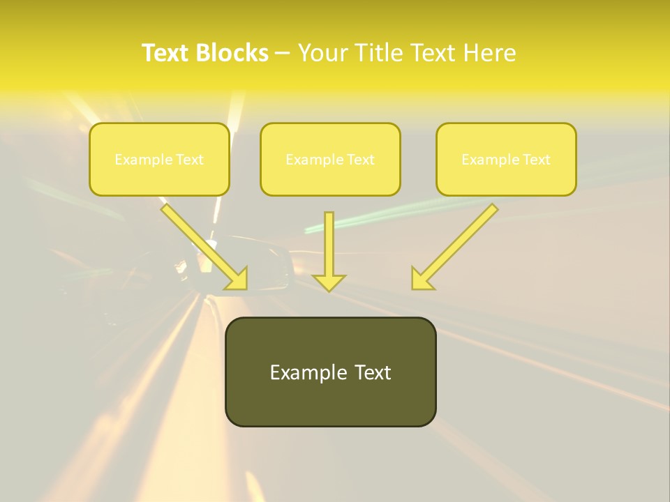 Side Faster Transport PowerPoint Template