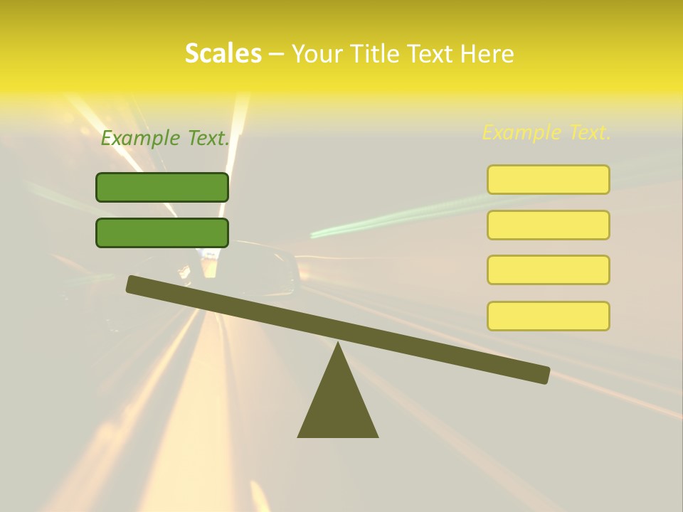 Side Faster Transport PowerPoint Template
