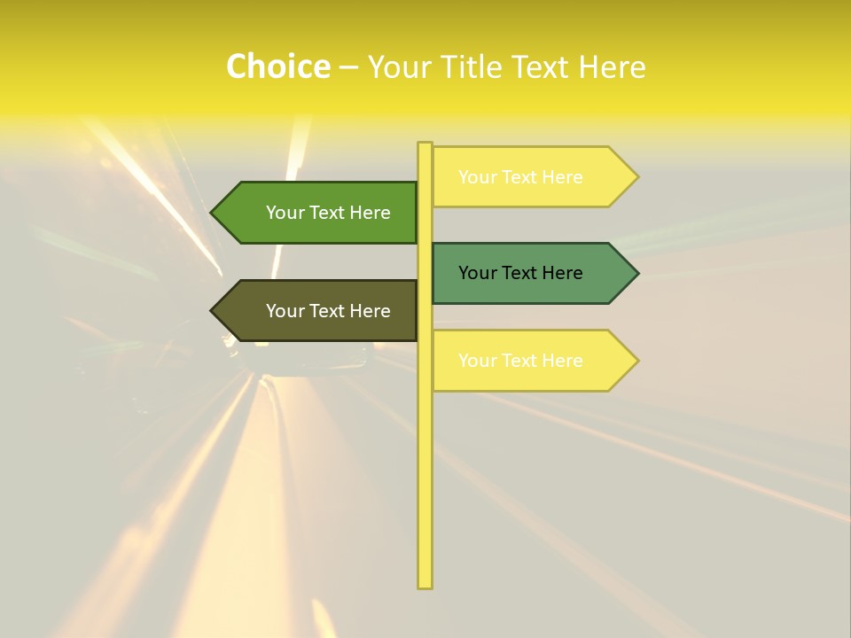 Side Faster Transport PowerPoint Template