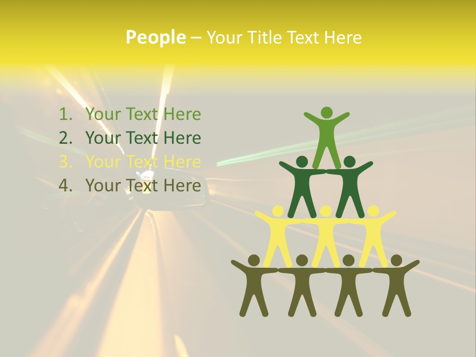 Side Faster Transport PowerPoint Template