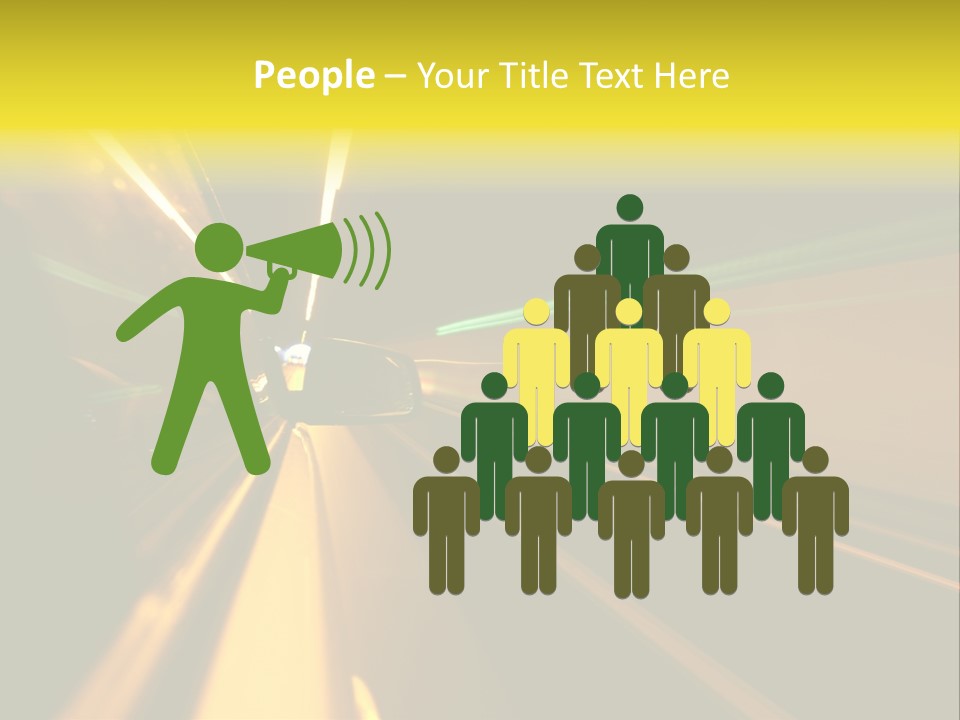 Side Faster Transport PowerPoint Template