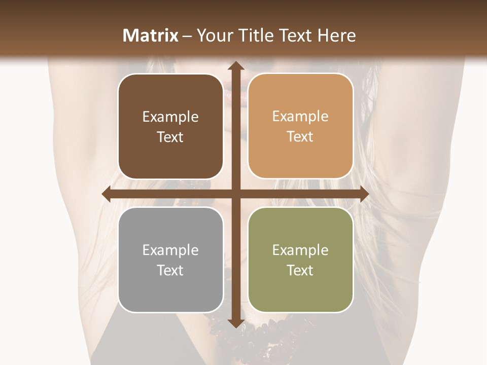 Costume Young Cocktail PowerPoint Template