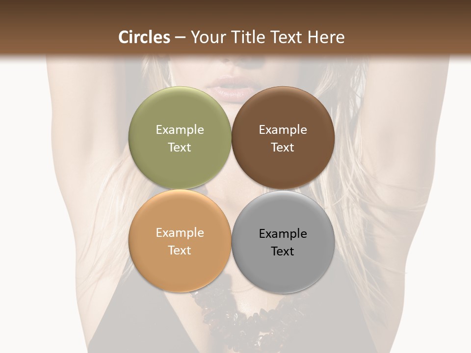 Costume Young Cocktail PowerPoint Template