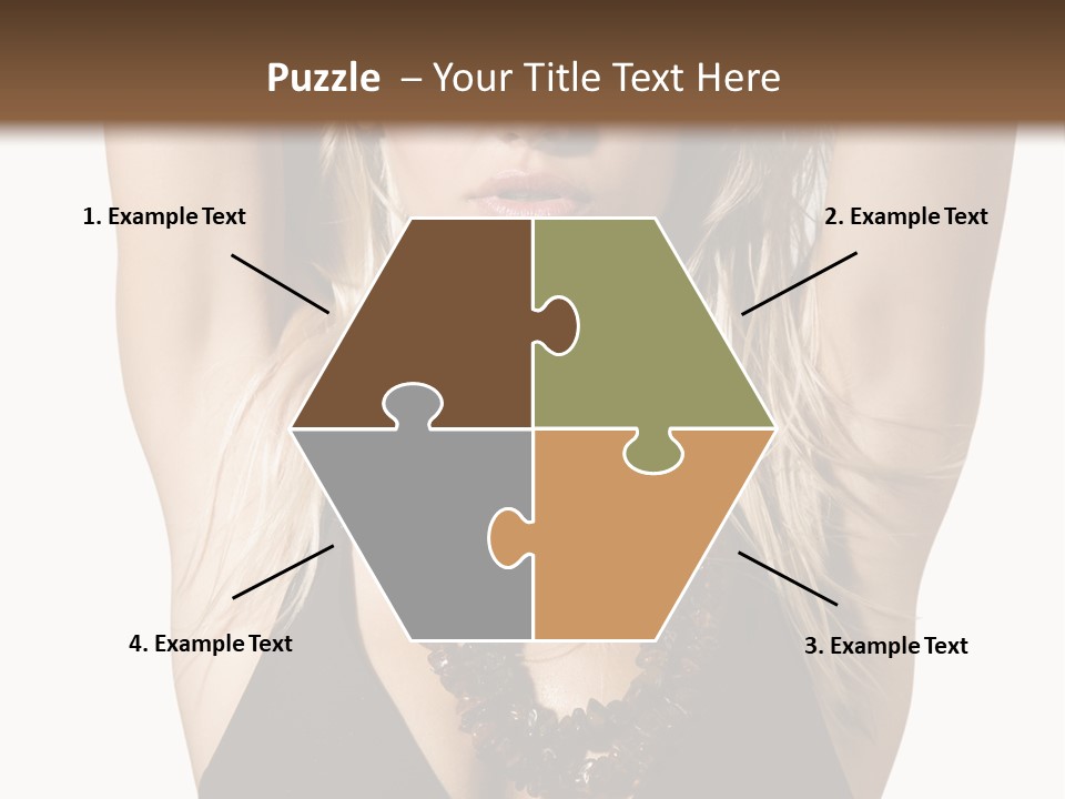 Costume Young Cocktail PowerPoint Template