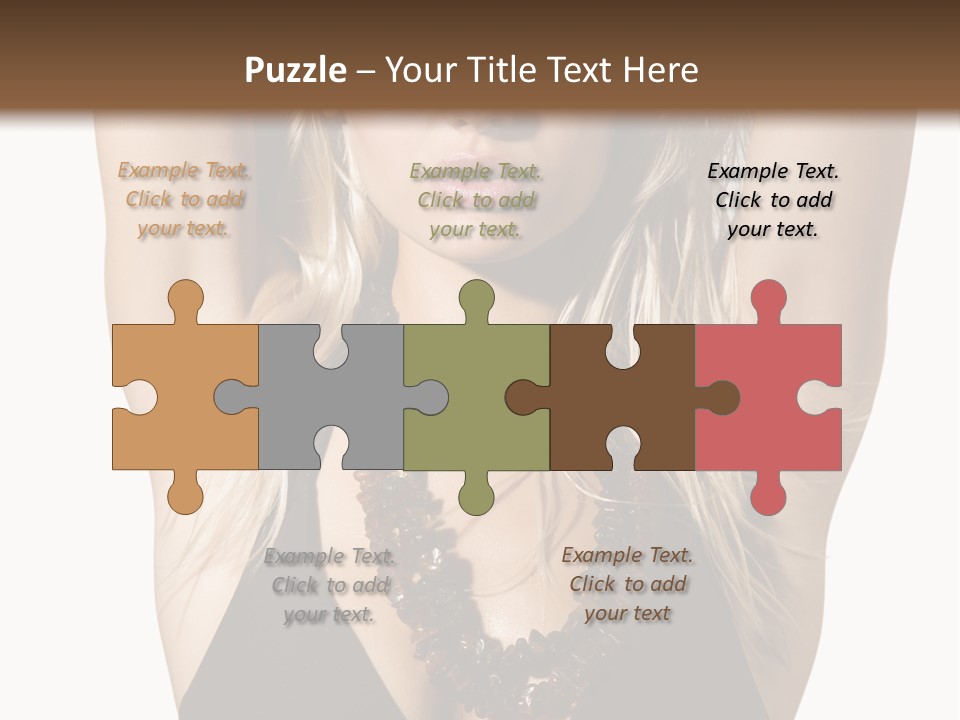 Costume Young Cocktail PowerPoint Template