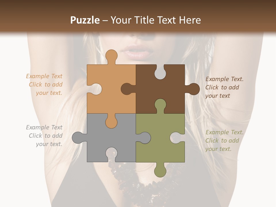 Costume Young Cocktail PowerPoint Template