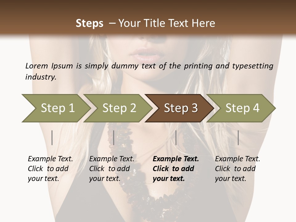 Costume Young Cocktail PowerPoint Template