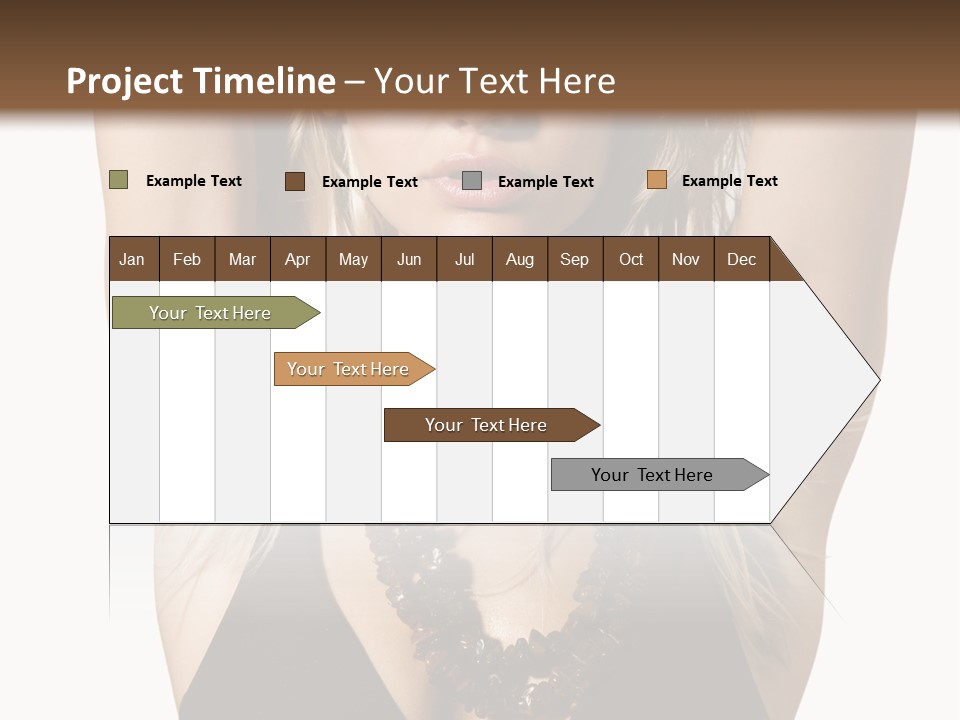 Costume Young Cocktail PowerPoint Template