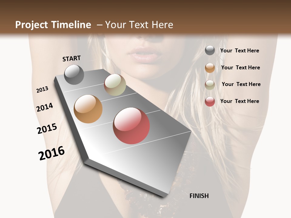 Costume Young Cocktail PowerPoint Template