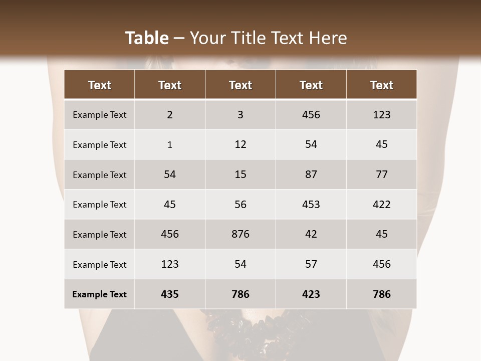 Costume Young Cocktail PowerPoint Template