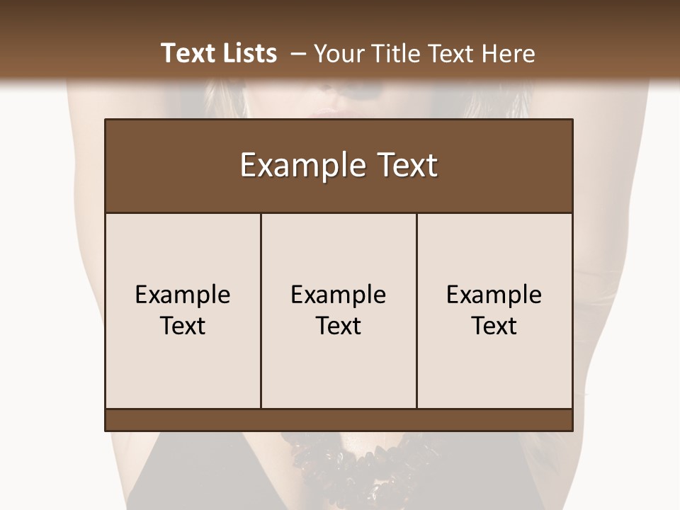 Costume Young Cocktail PowerPoint Template