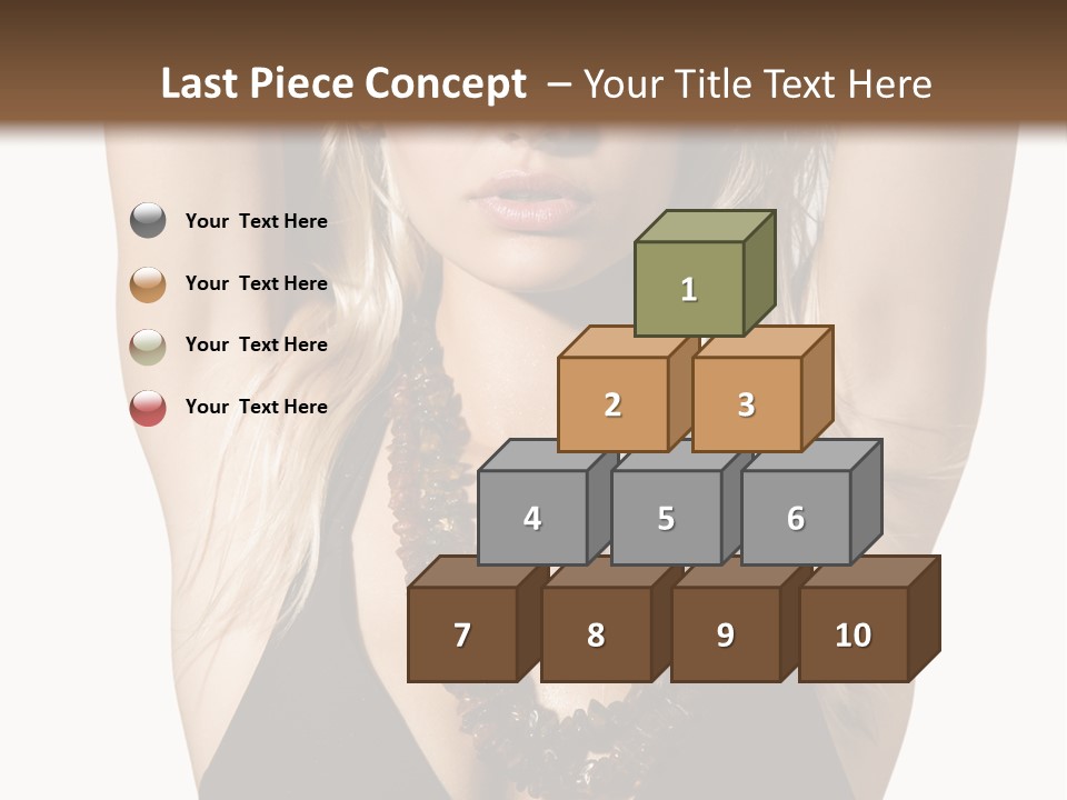 Costume Young Cocktail PowerPoint Template