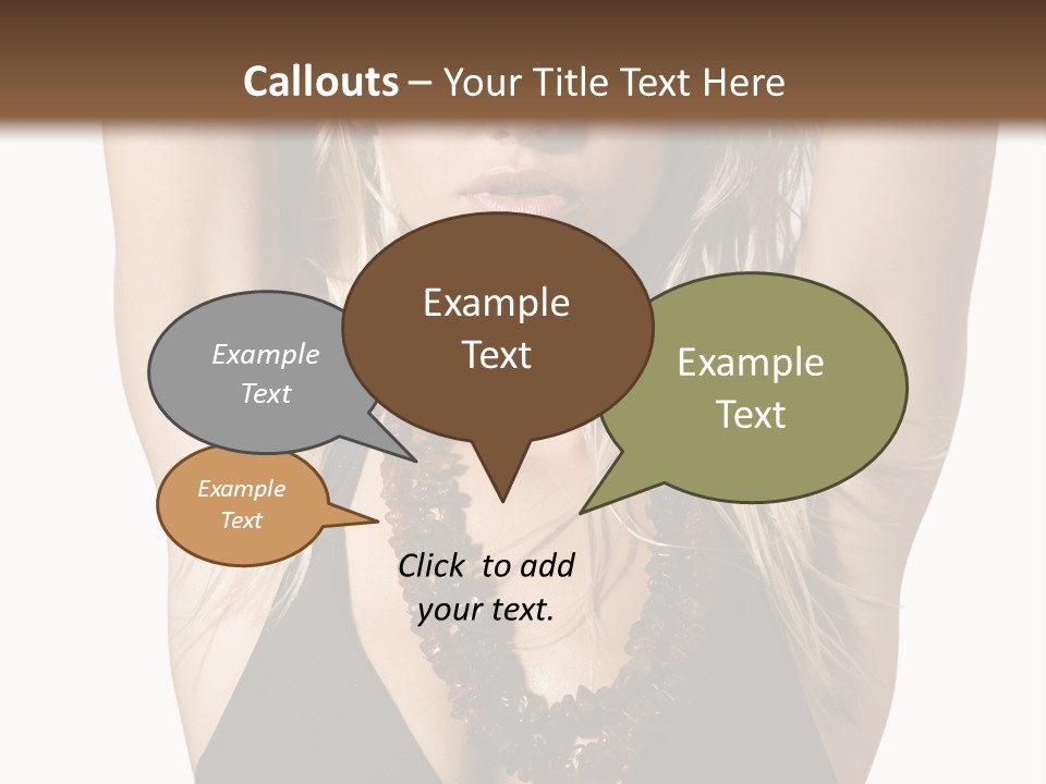 Costume Young Cocktail PowerPoint Template