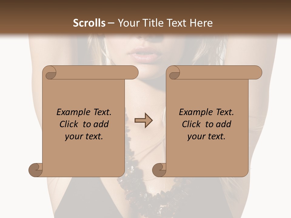 Costume Young Cocktail PowerPoint Template