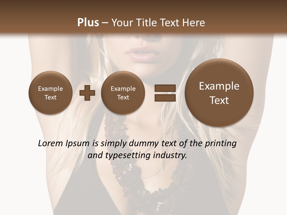 Costume Young Cocktail PowerPoint Template