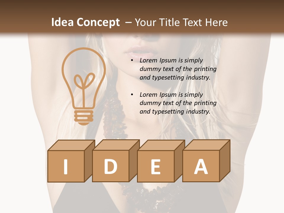 Costume Young Cocktail PowerPoint Template