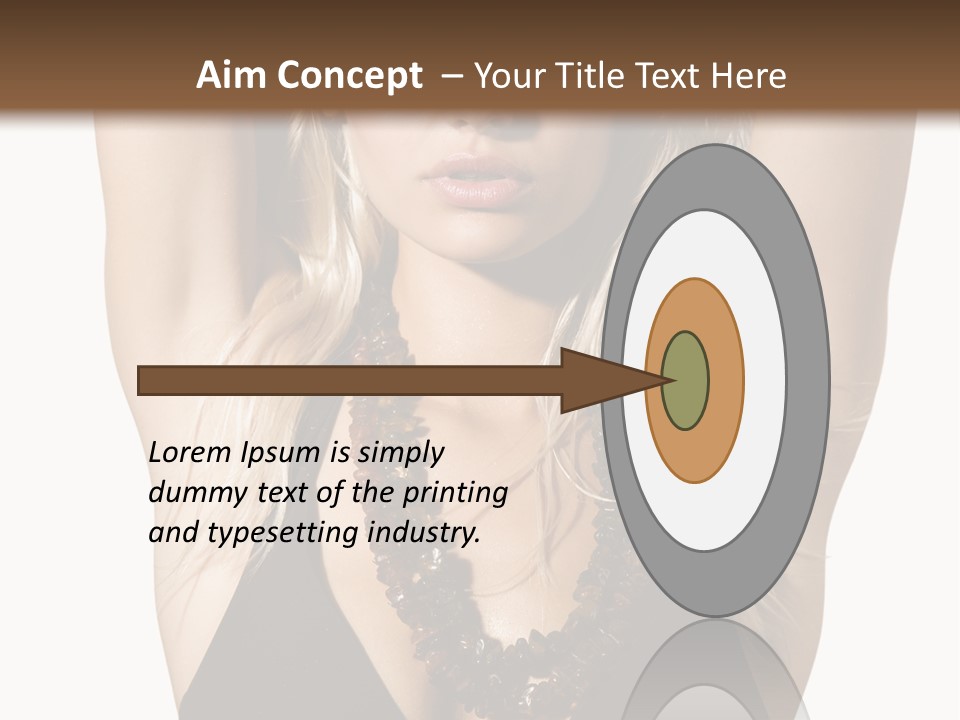 Costume Young Cocktail PowerPoint Template