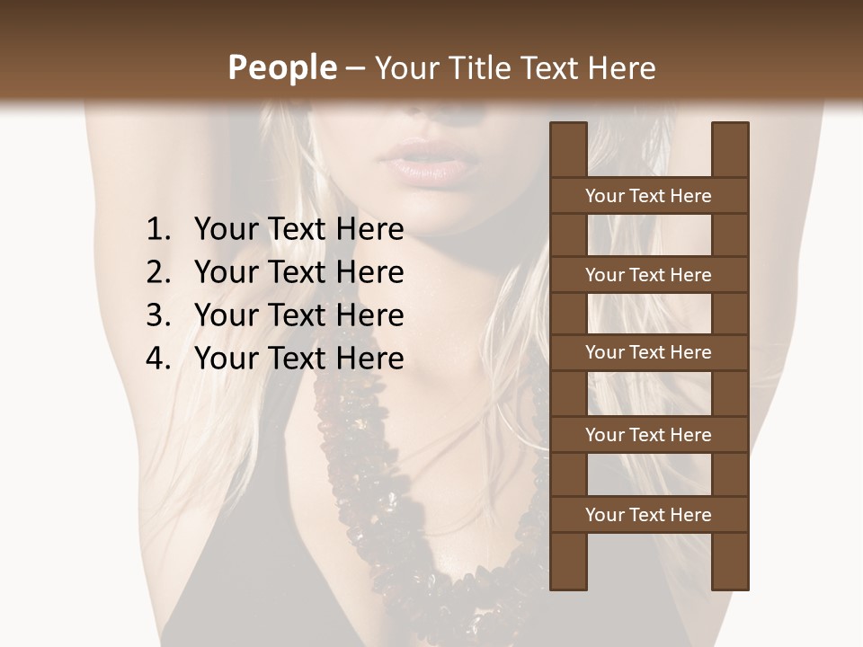 Costume Young Cocktail PowerPoint Template