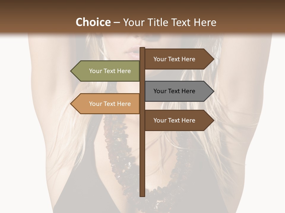 Costume Young Cocktail PowerPoint Template