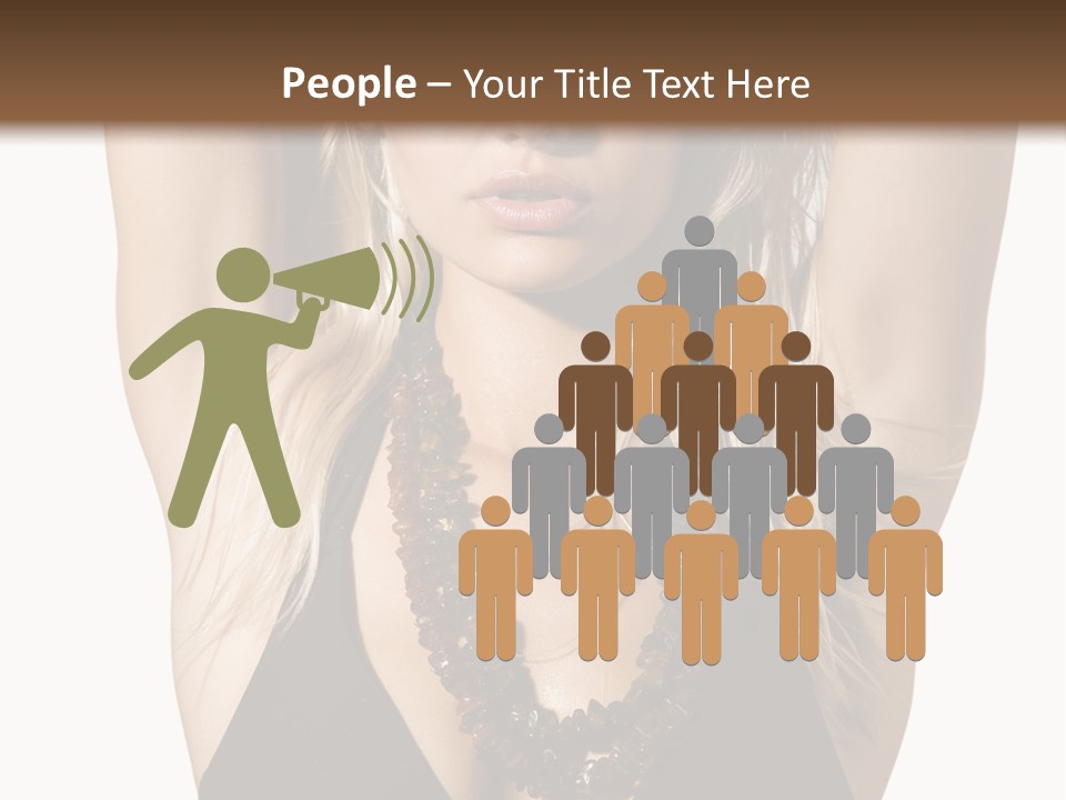 Costume Young Cocktail PowerPoint Template