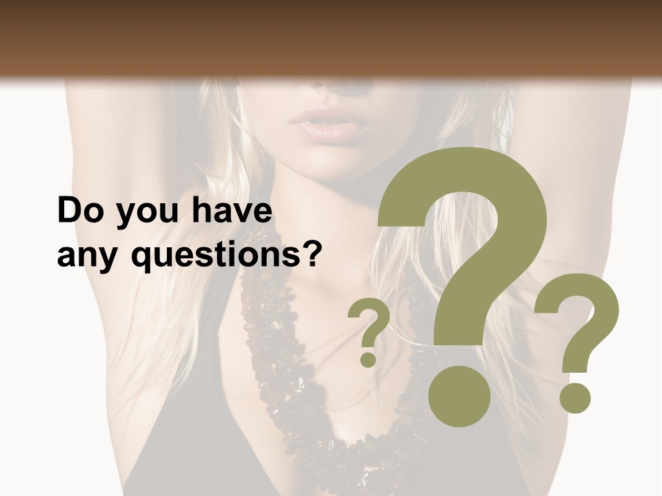 Costume Young Cocktail PowerPoint Template