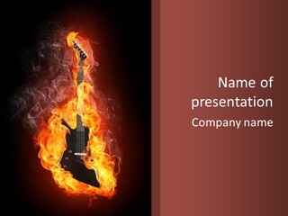 Concepts Image Guitar PowerPoint Template