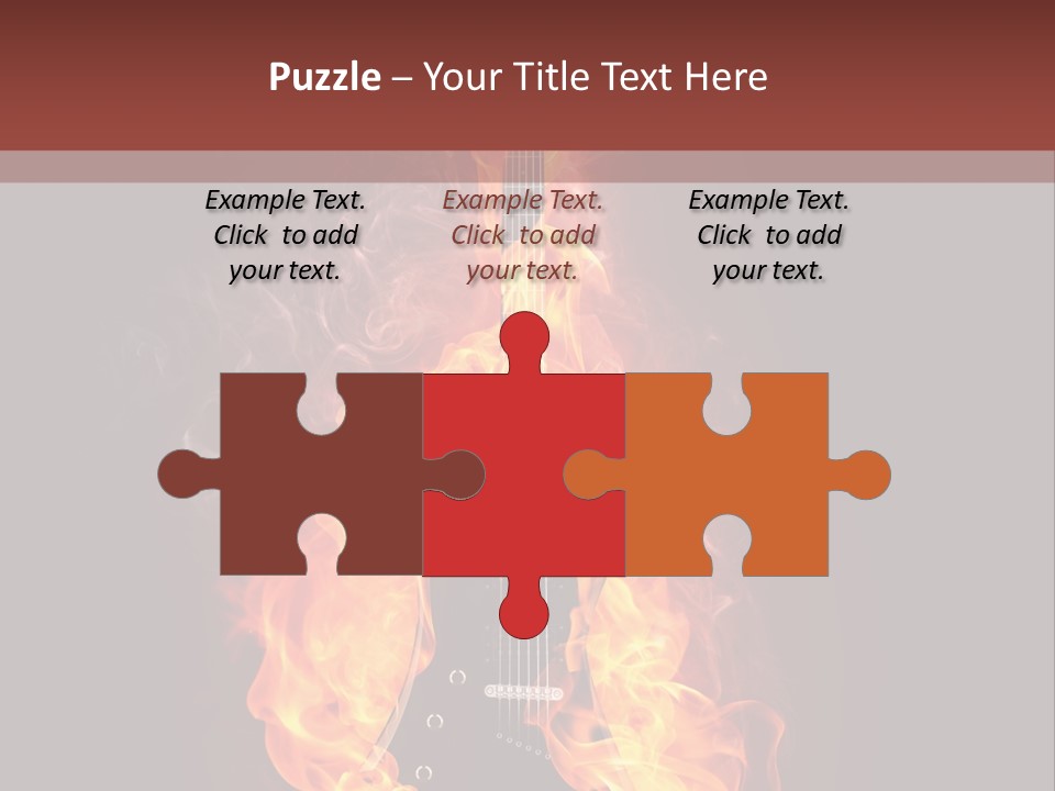 Concepts Image Guitar PowerPoint Template