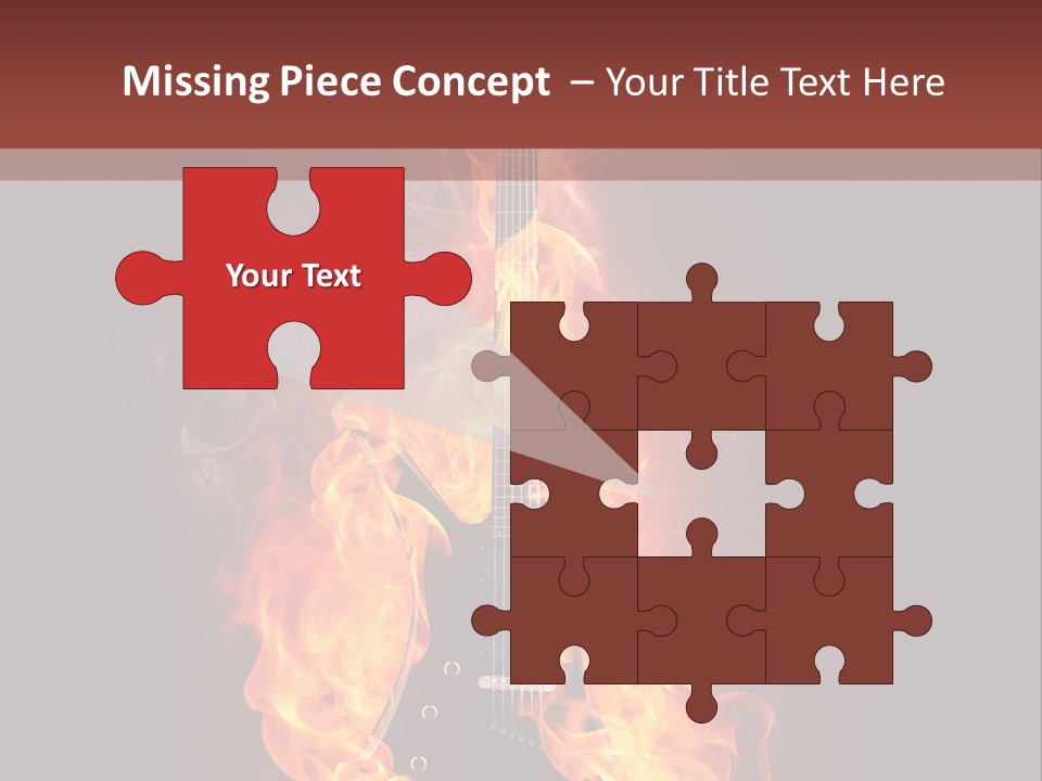 Concepts Image Guitar PowerPoint Template