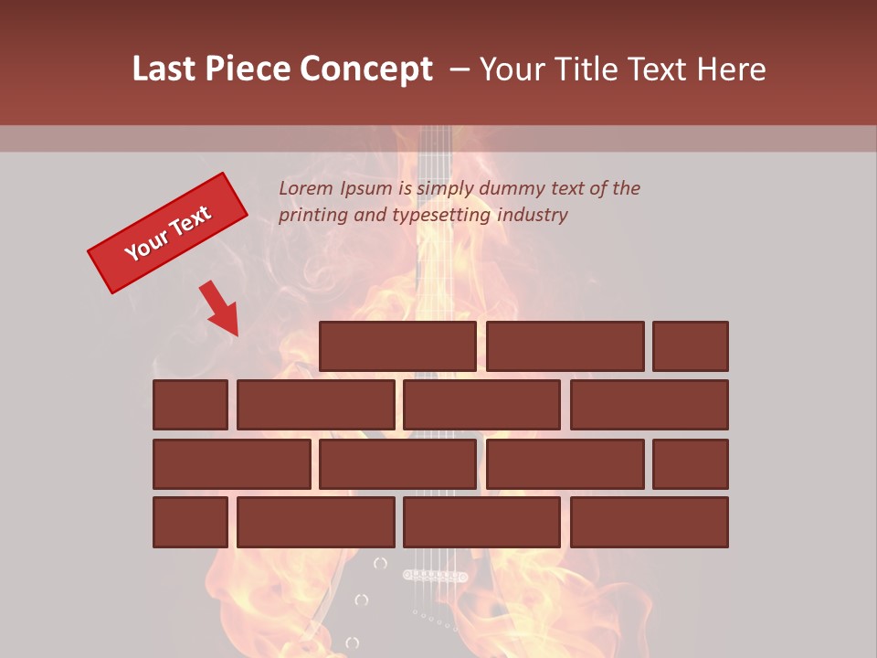 Concepts Image Guitar PowerPoint Template