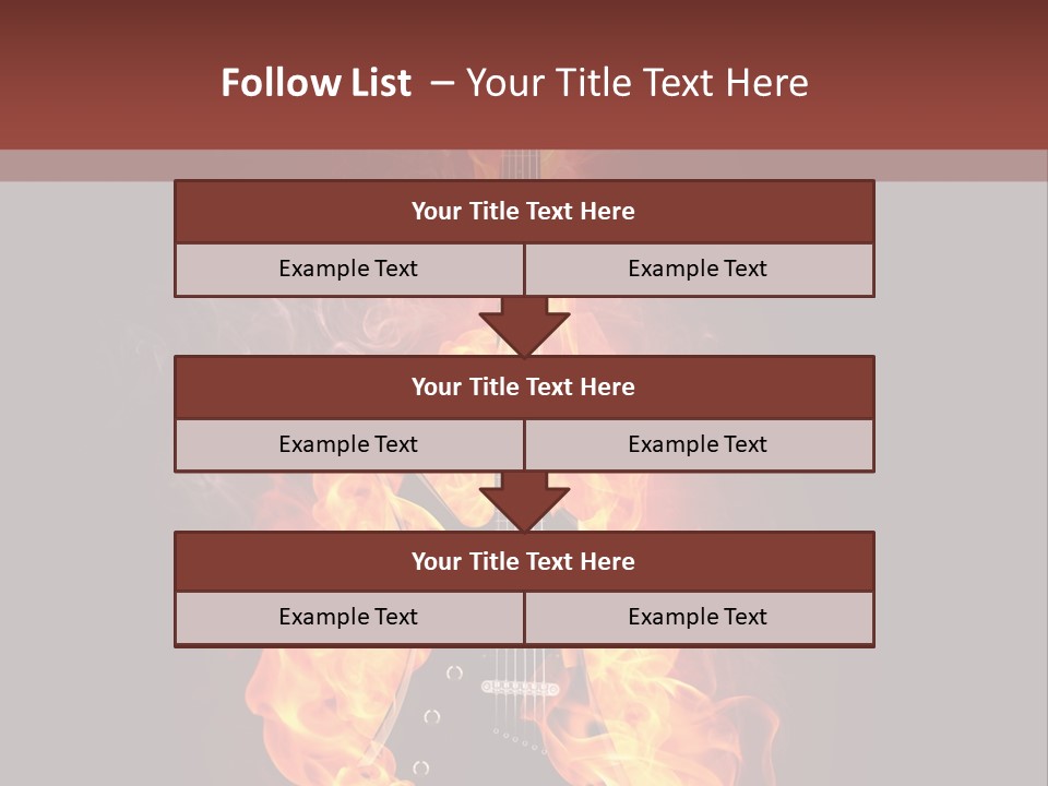 Concepts Image Guitar PowerPoint Template