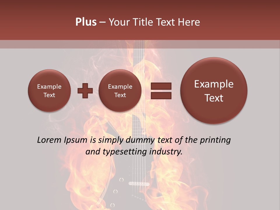 Concepts Image Guitar PowerPoint Template