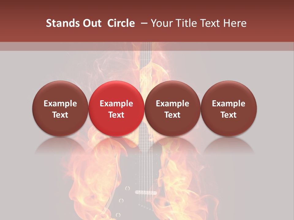 Concepts Image Guitar PowerPoint Template
