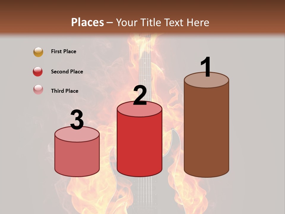 Sound Art Flammable PowerPoint Template