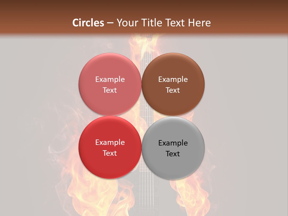 Sound Art Flammable PowerPoint Template