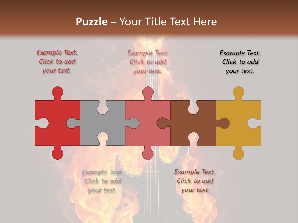 Sound Art Flammable PowerPoint Template