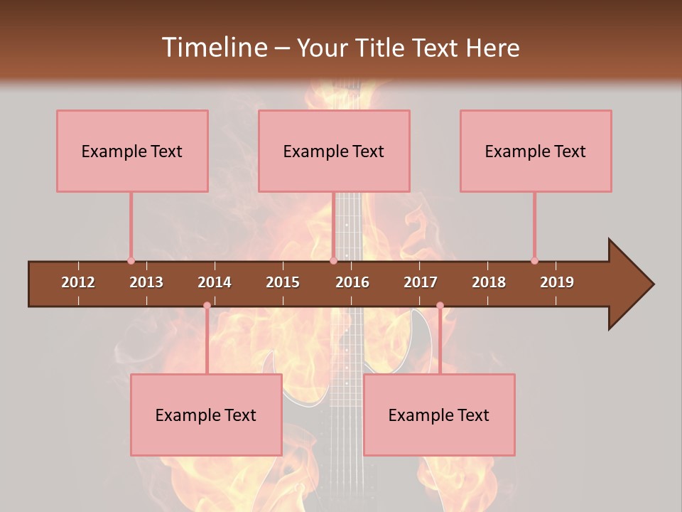 Sound Art Flammable PowerPoint Template