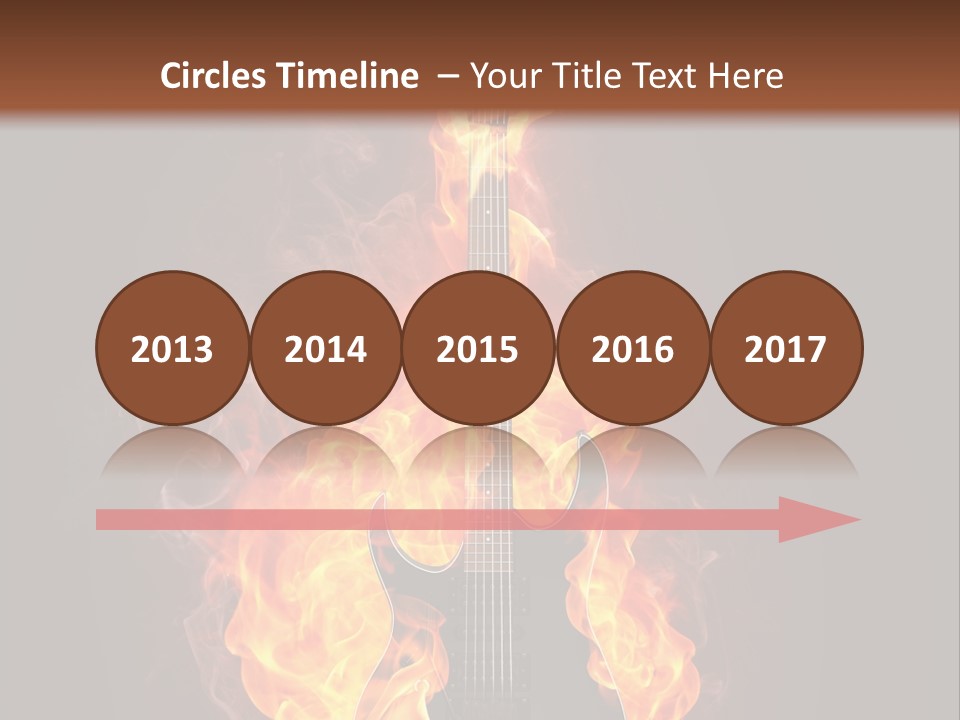 Sound Art Flammable PowerPoint Template