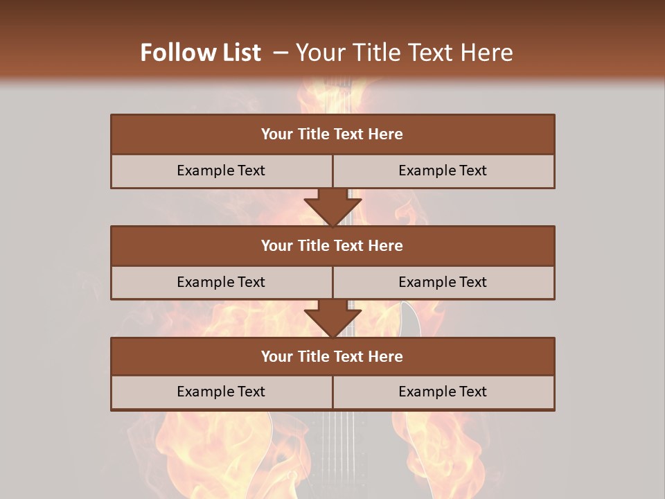 Sound Art Flammable PowerPoint Template