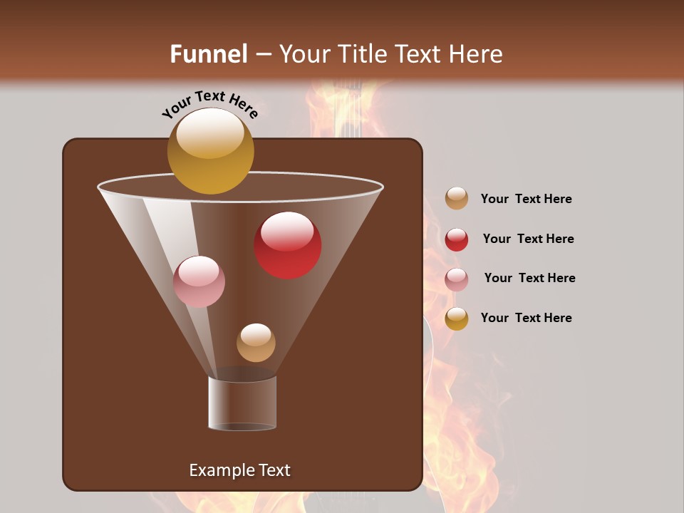 Sound Art Flammable PowerPoint Template