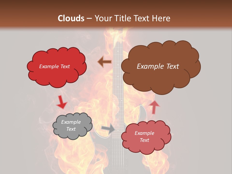 Sound Art Flammable PowerPoint Template