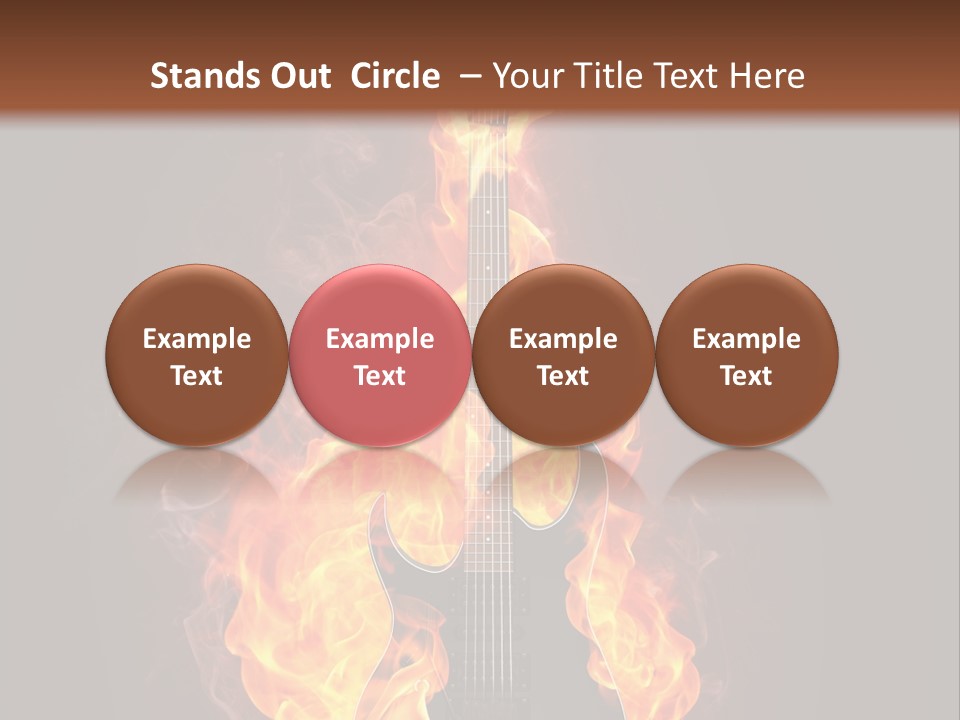 Sound Art Flammable PowerPoint Template