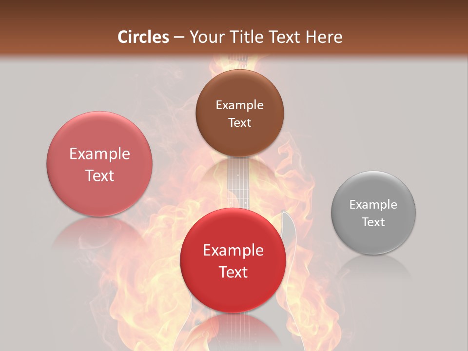 Sound Art Flammable PowerPoint Template