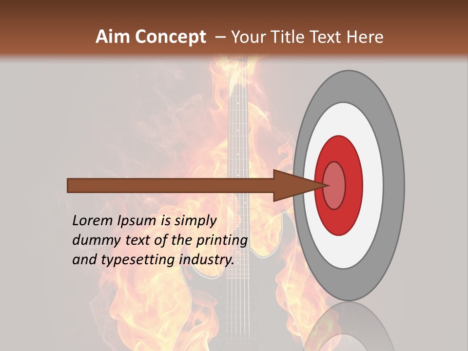 Sound Art Flammable PowerPoint Template