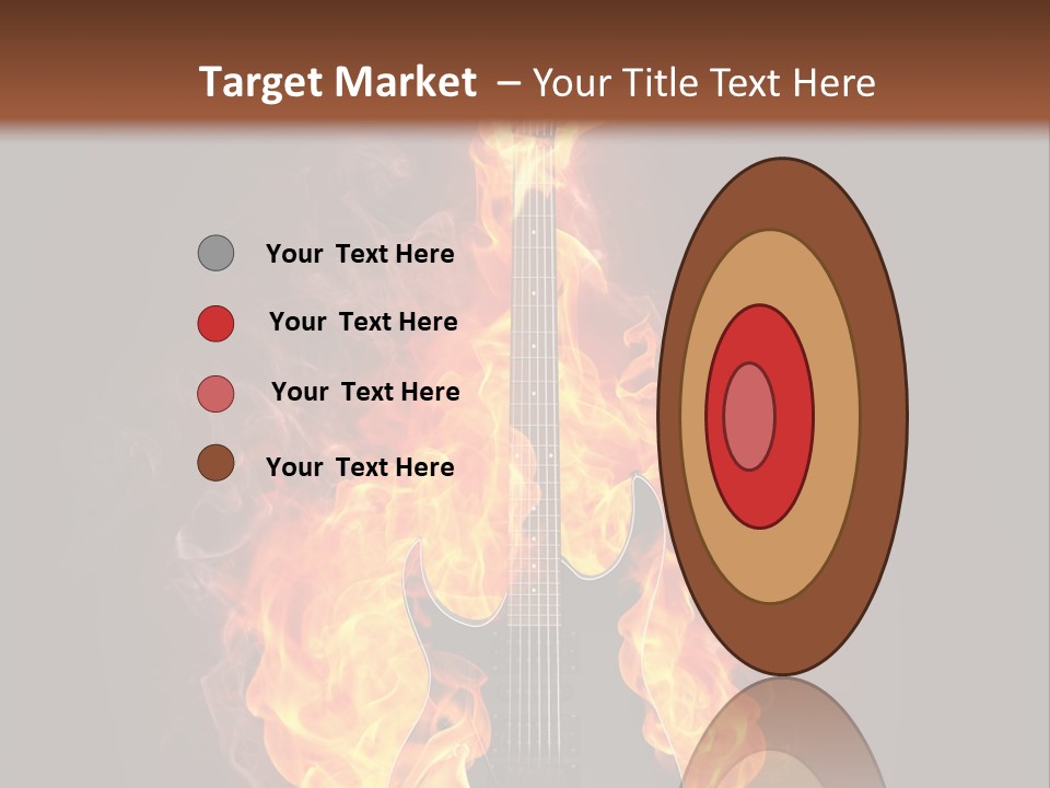 Sound Art Flammable PowerPoint Template