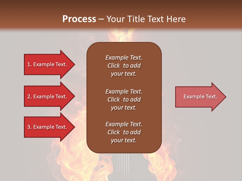 Sound Art Flammable PowerPoint Template