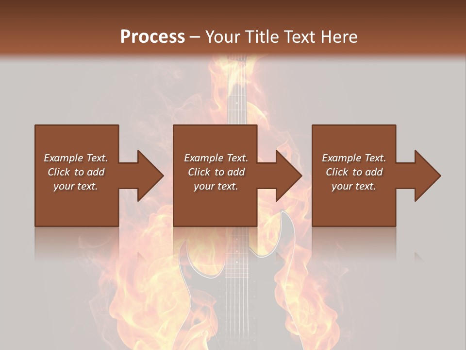 Sound Art Flammable PowerPoint Template