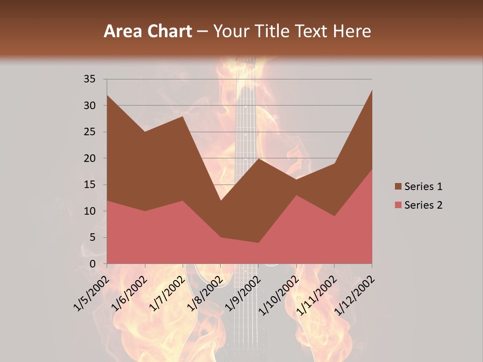 Sound Art Flammable PowerPoint Template