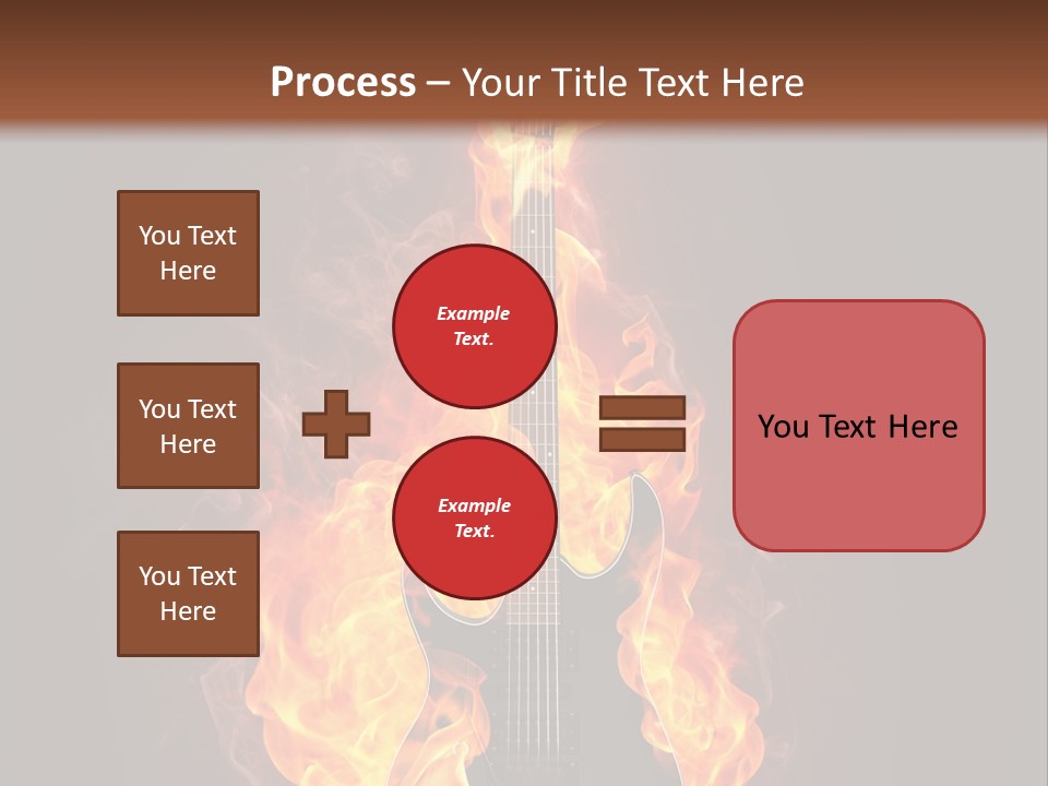 Sound Art Flammable PowerPoint Template