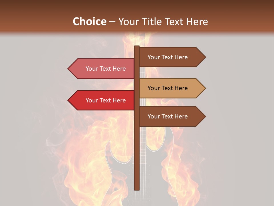 Sound Art Flammable PowerPoint Template