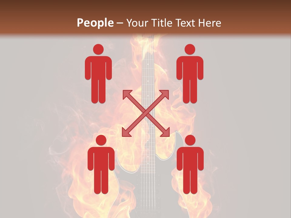 Sound Art Flammable PowerPoint Template